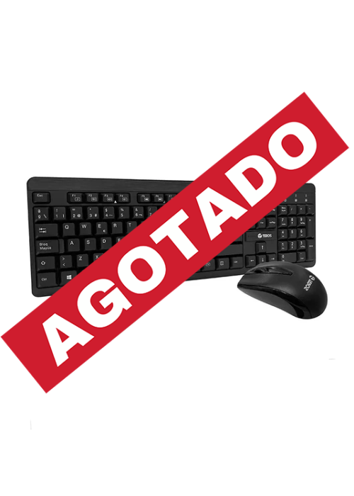 Kit Inalámbrico Multimedia Teclado + Mouse Teros Te-4061n Us